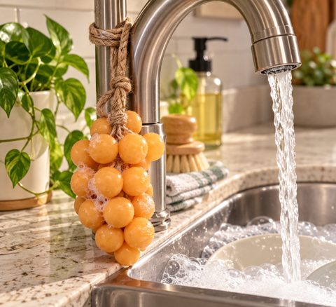 Artisan Grape Cluster Faucet Soap